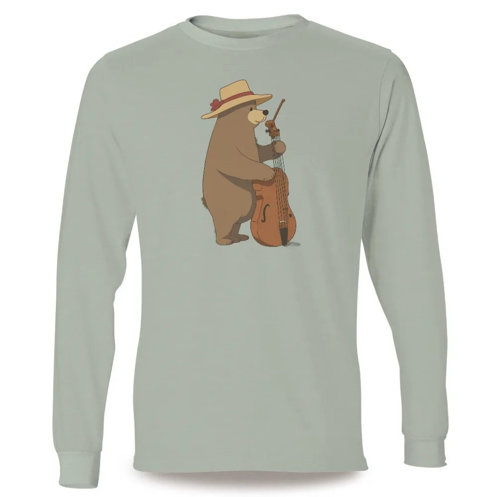 Bruno the Bear: A Symphony of Soul - T-Shirts Design|music fest shirt animal crossing