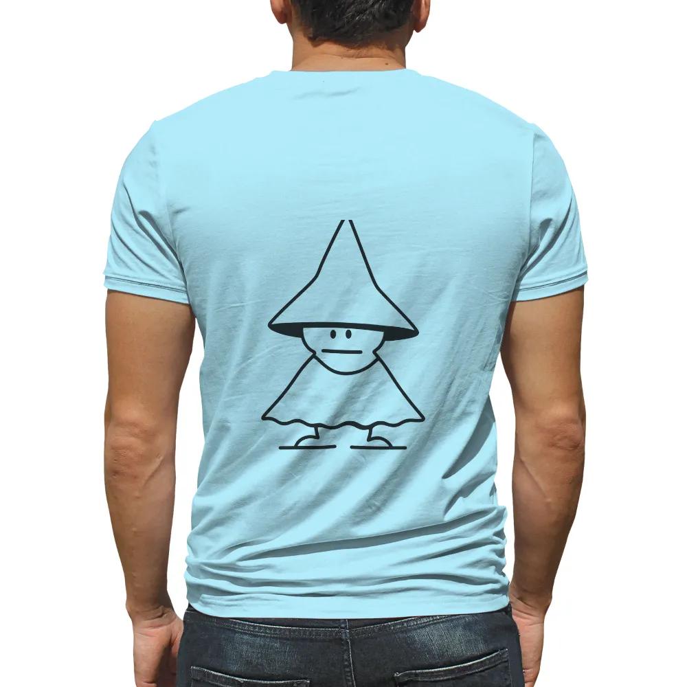 Tee Shirts Printed: Shadow Wizard - Minimalist Fantasy Art|lady pink street art