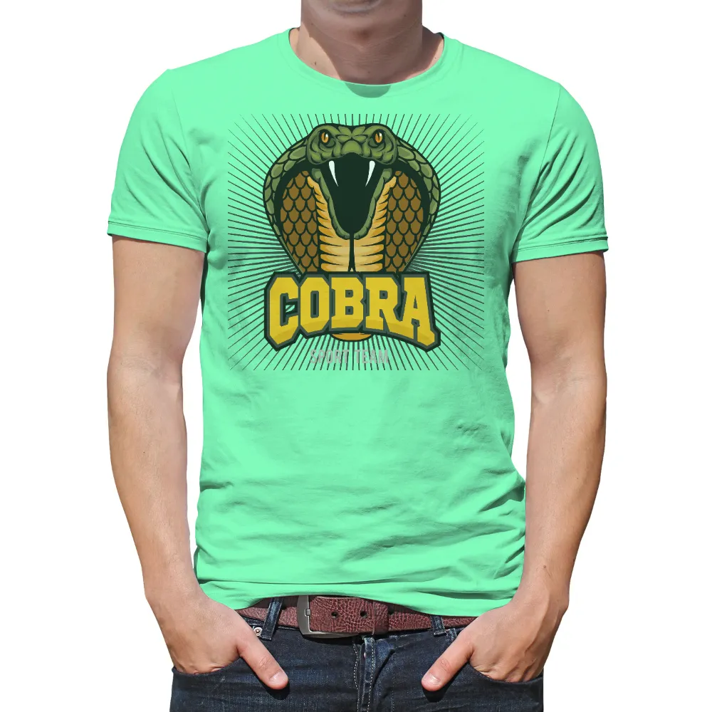 Cobra Sport Team TShirt Printing: Power and Fearlessness|goku power mode t shirt