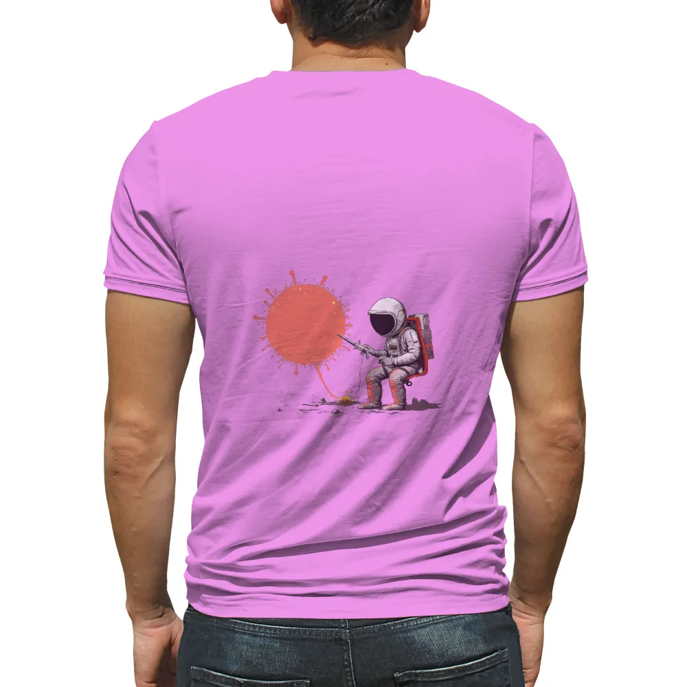 Retro Astronaut Art: Vintage and Modern Creativity Merged|retro valentines shirt