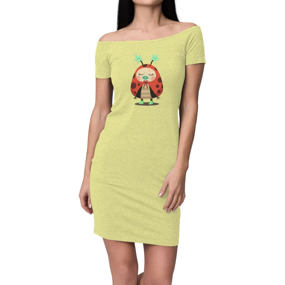 Tee Shirts Printed: Whimsical Ladybug Dreams|cute valentines day shirts for women