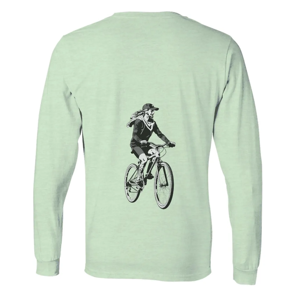 TShirt Design: Embrace Freedom with Bicycle Silhouette|death note ryuk silhouette