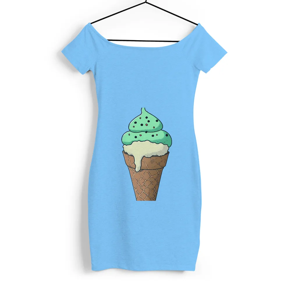 Graphic Tees: Whimsical Ice Cream Cone - Summer Memories|phish summer tour merch