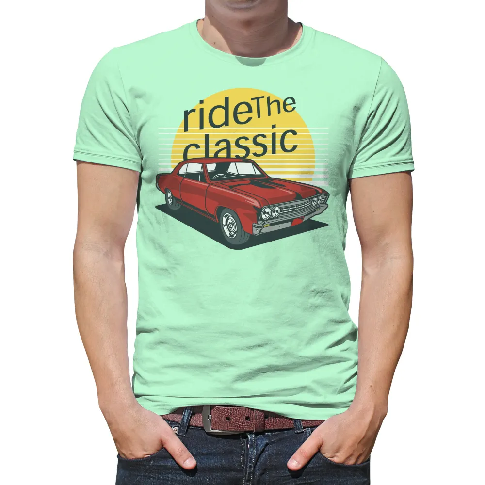 Ride the Classic: Shirts Graphic Tees for Car Enthusiasts|patriotic shirts for family