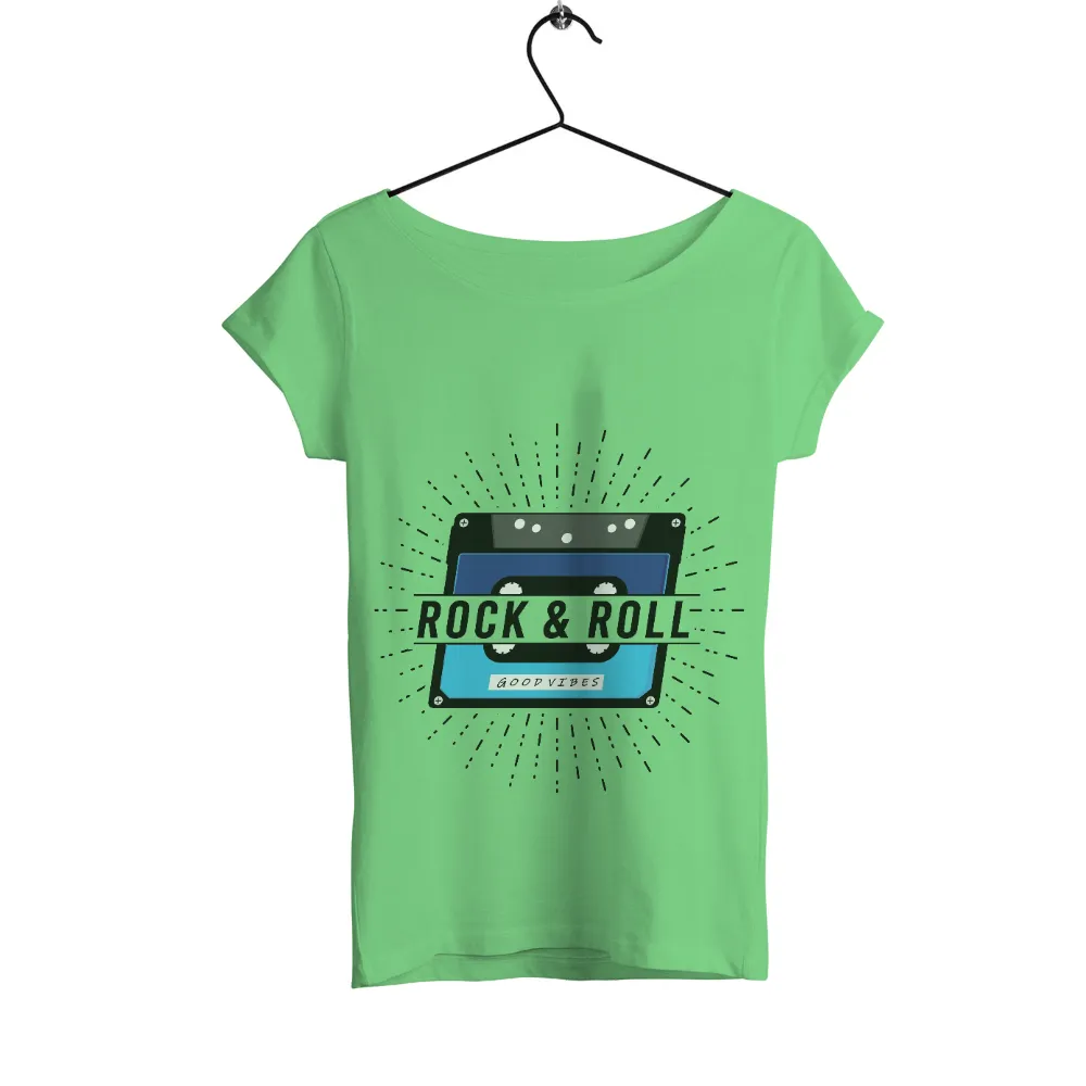 Good Vibes Cassette T-Shirt Printing: Vintage Nostalgia Meets Modern Design|vintage 1970 men's shirt