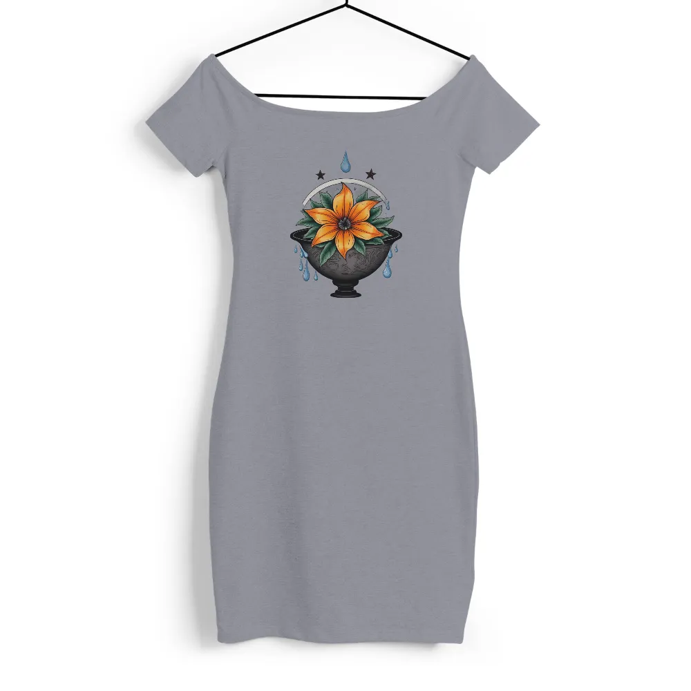 Graphic Tees: Lunar Bloom - Moon Magic and Nature's Harmony|dallas stars robertson