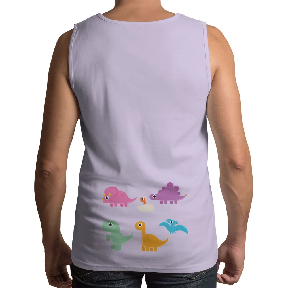 Tee Shirt Printing: Dinosaur Friends in Vibrant Colors|i am sad i miss my friends shirt meaning