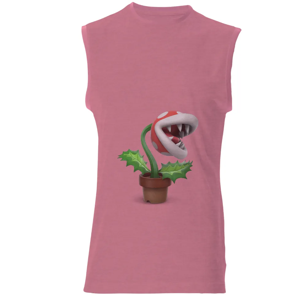 Shirts Graphic Tees: Piranha Plant from Classic Gaming|video game valentine shirt