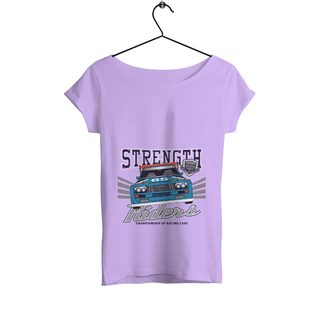 T-Shirts Custom: Strength Riders - Racing Car Design|coors gold racing shirt