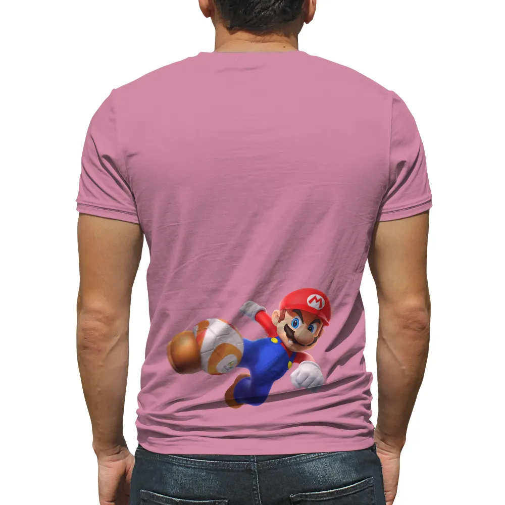 T-Shirts Design: Mario's Soccer Adventure|rappin mario shirt