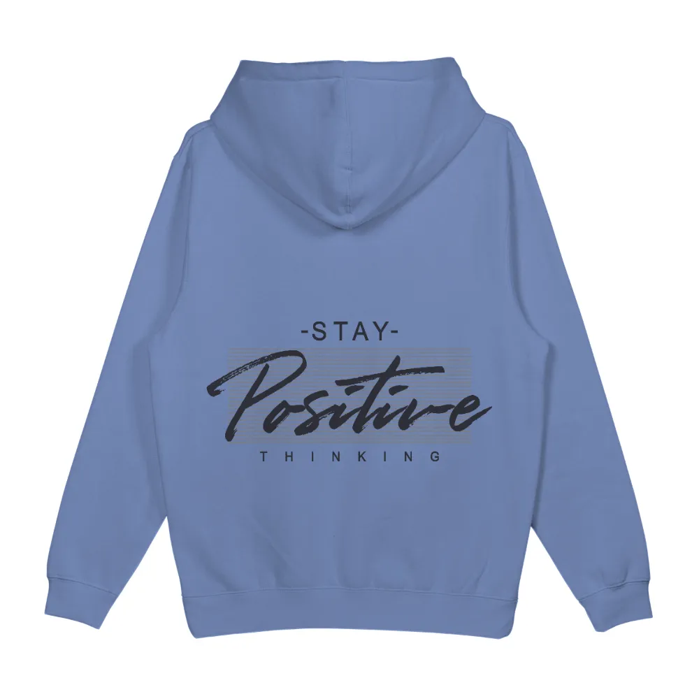 Shirts Graphic Tees: Stay Positive Thinking - Uplifting Design|modern art shirt