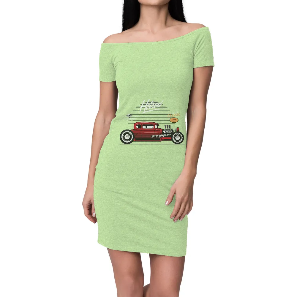 TShirt Printing: Hotrod Classic - Vintage Automotive Design|classic roblox clothes