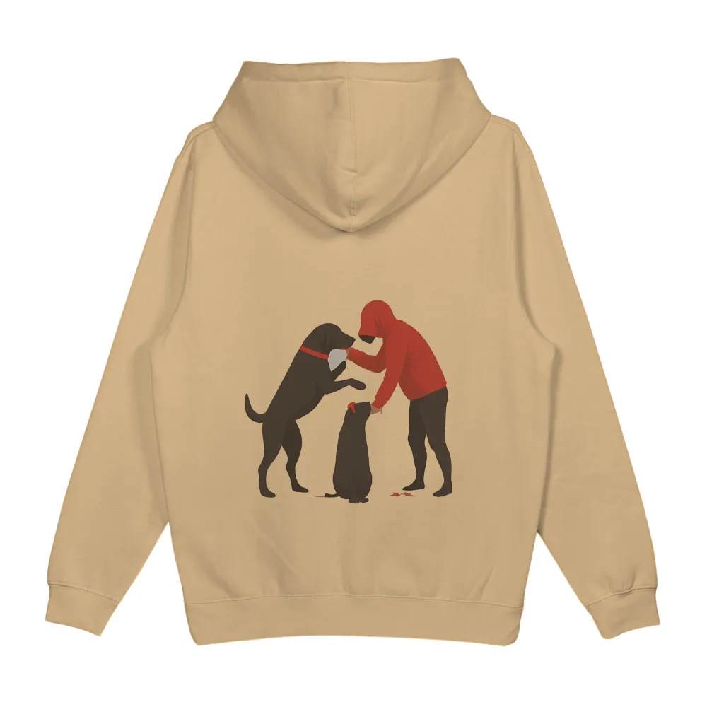 T-Shirts Custom: Heartwarming Companionship with Pets|warm waffle shirt