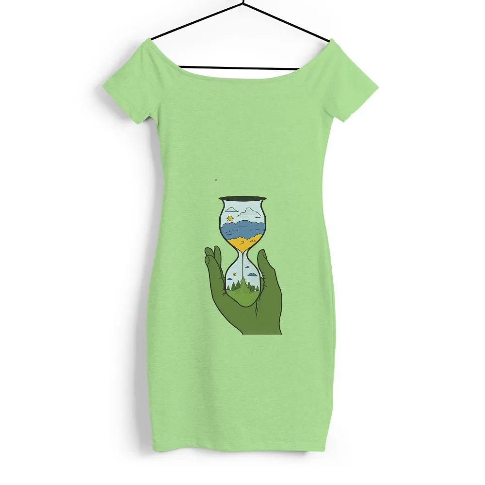 Graphic Tees: Timeless Beauty - Hourglass Nature Design|adventure time shirt sex