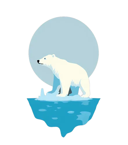 Polar Bear T-Shirts Design: Resilience in the Arctic