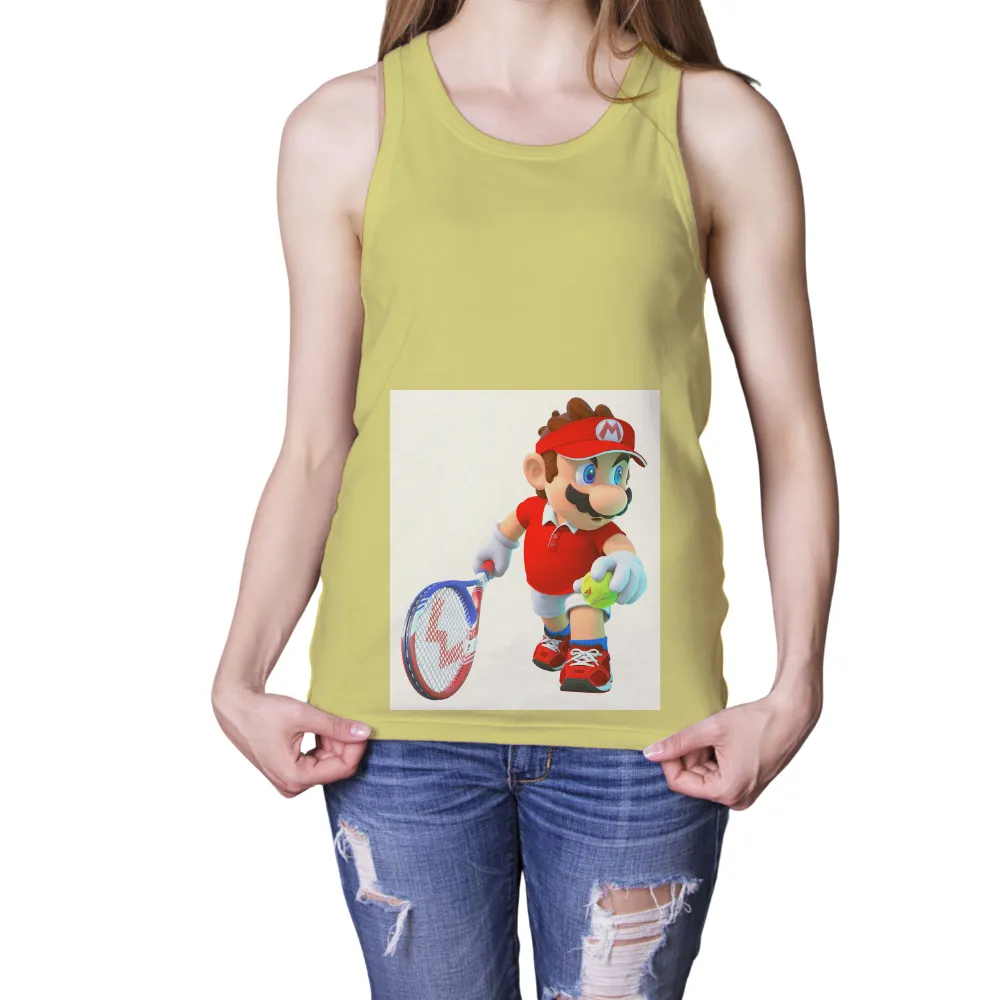 T-Shirt Printing: Mario Tennis - Celebrate Sportsmanship and Competition|john cena mario shirt wwe