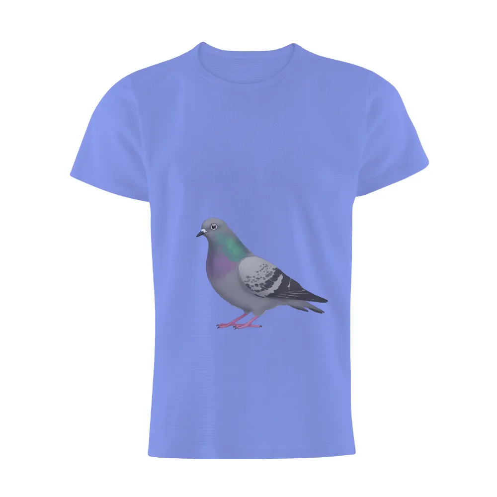 Shirts Graphic Tees: Pete the Pigeon - Symbol of Urban Resilience|larry bird shooting jacket