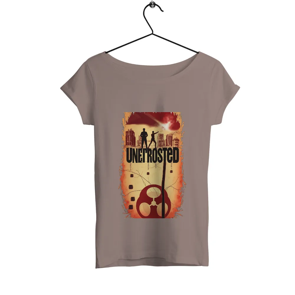 Customized Tee Shirts: UNEFGROSTED - Post-Apocalyptic Survival| Resilient figures in a dystopian world