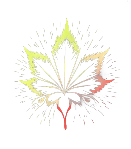 Custom Tee Shirts: Nature Meets Urban Life - Vibrant Leaf Design