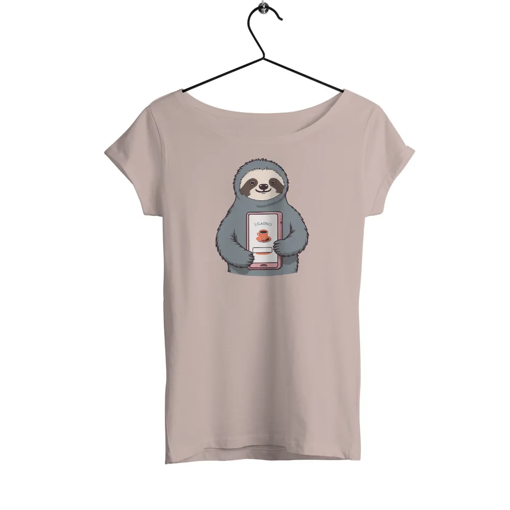 Sloth T-Shirts Pattern: Patience and Modern Life|valentine coffee shirt