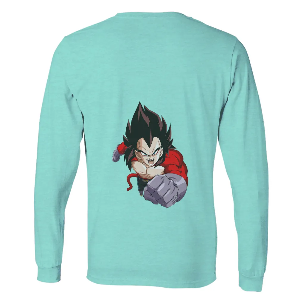 Tee Shirt Printing: Unleash Your Inner Power with Vegeta Design|dragon ball father's day shirt