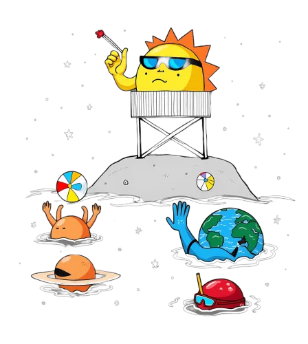 Custom Tee Shirts: Space Director - Surreal Humor in the Galaxy