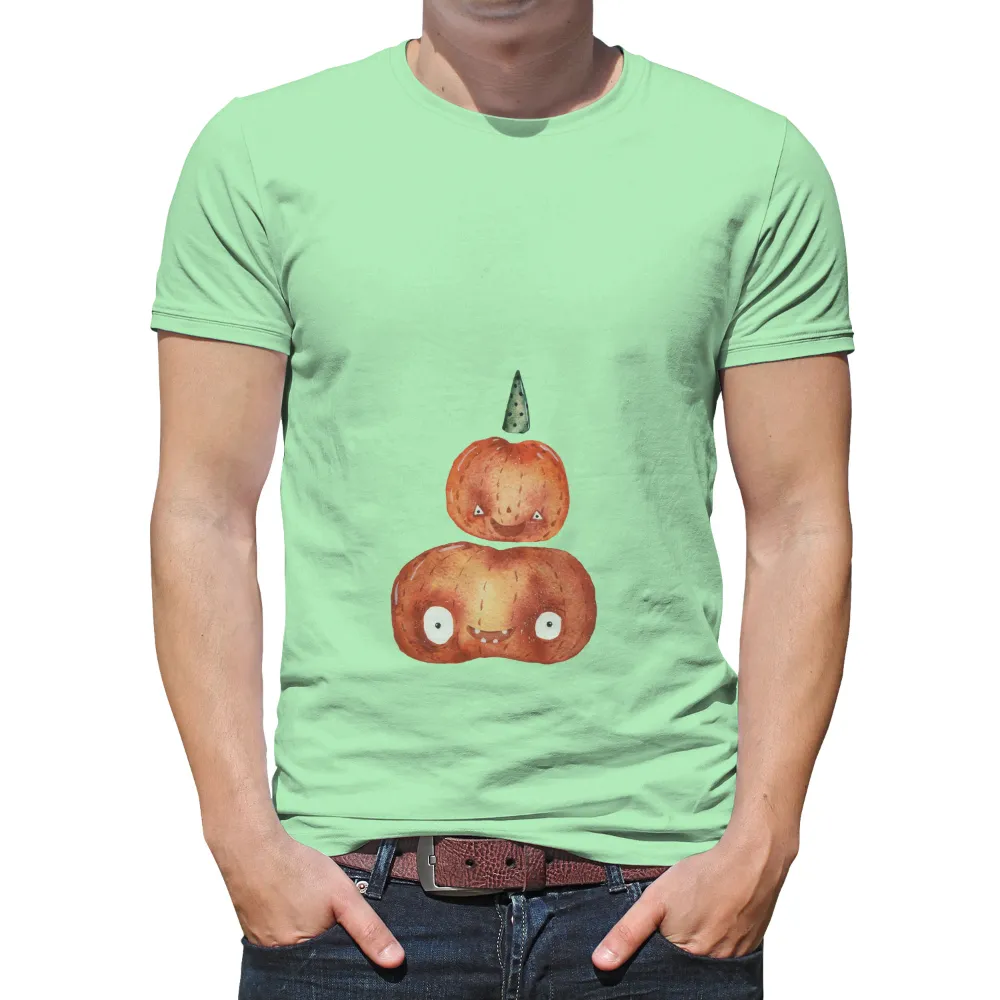 Custom Tee Shirts: Spread Joy with Pip and Pop|autumn falls white shirt