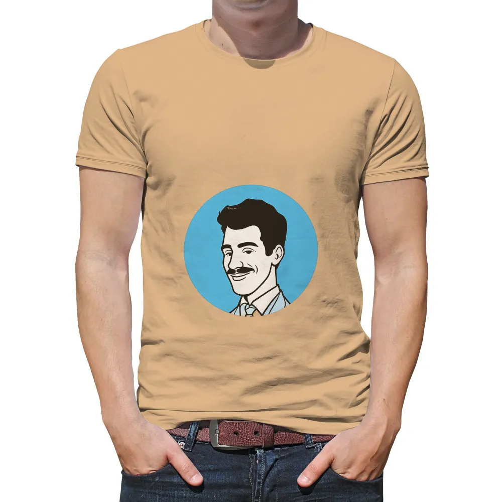 Graphic Tees: Vintage Charm with Mustache - Nostalgic Elegance|vintage super smash bros shirt