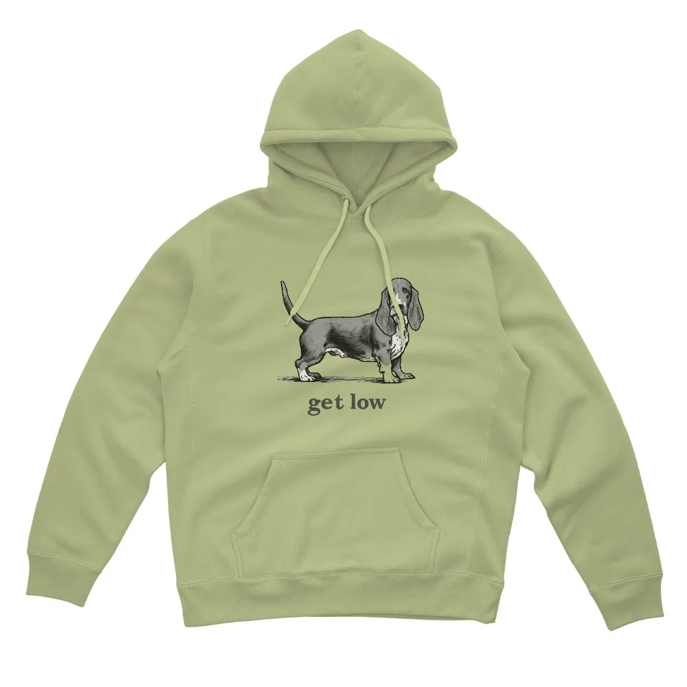 Shirts Graphic Tees: Get Low with Max the Basset Hound|vintage style tees