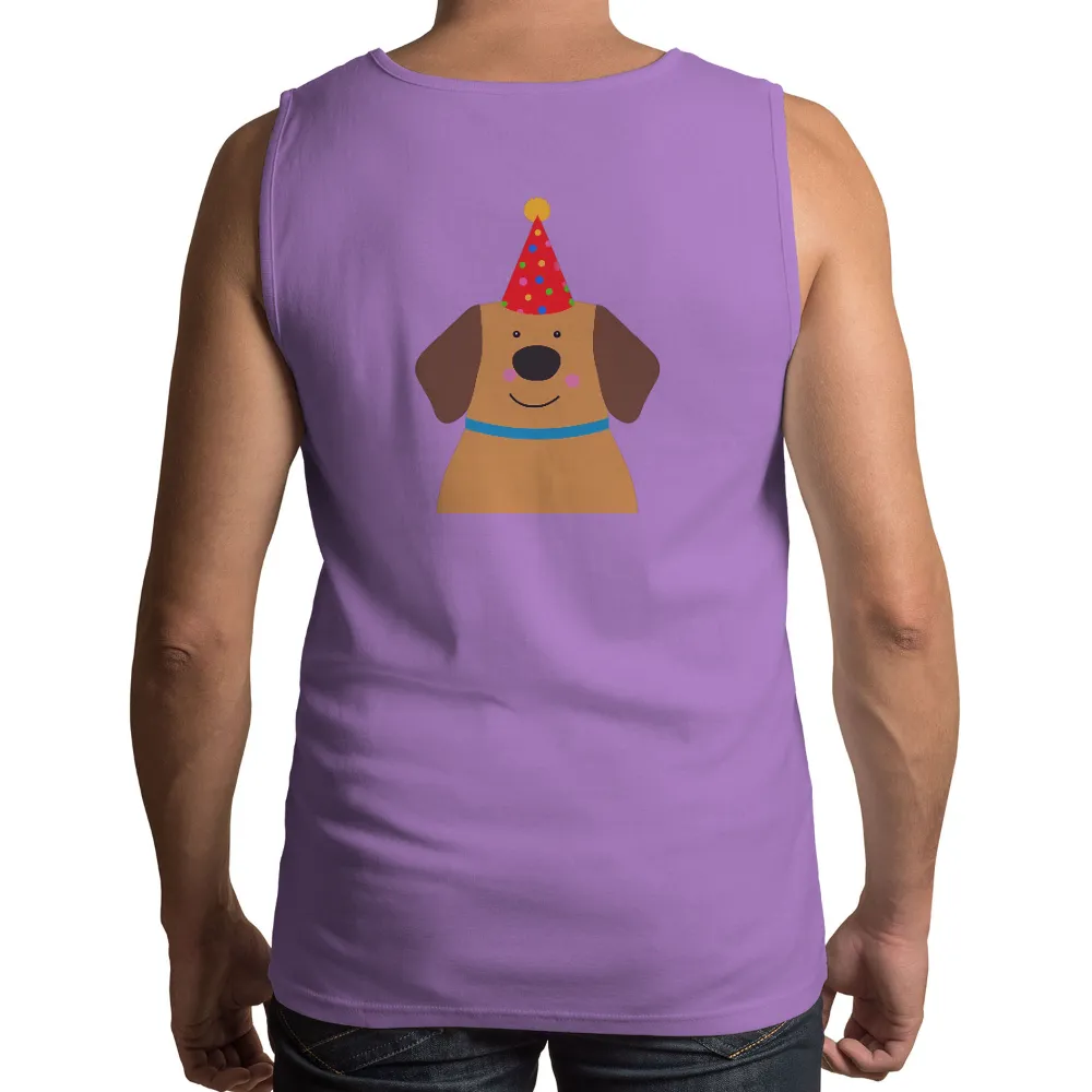 T-Shirts Pattern: Max the Joyful Dog in a Party Hat|orioles hot dog race t shirt