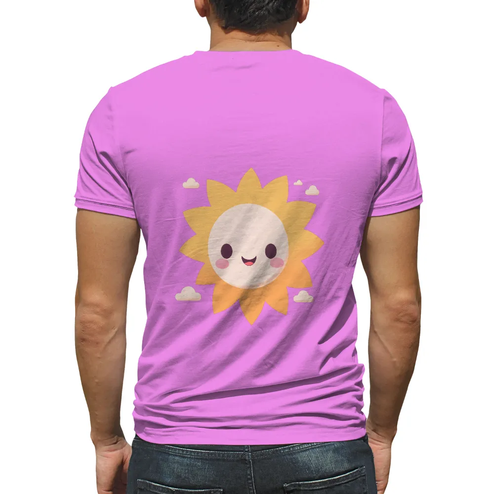 Customized Tee Shirts: Spread Joy with Cheerful Sun Design|edwin japanese sun long sleeve t shirt