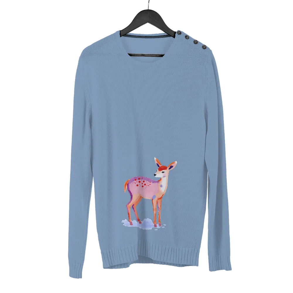 Custom T-Shirt Printing: Enchanting Deer Design - Magical, Whimsical, Winter Wonderland|alice in wonderland doing coke shirt