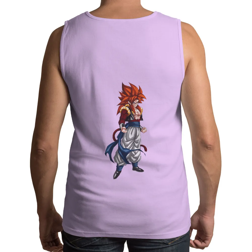 T-Shirts Pattern: Gogeta Super Saiyan 4 - Power and Determination|goku power mode t shirt