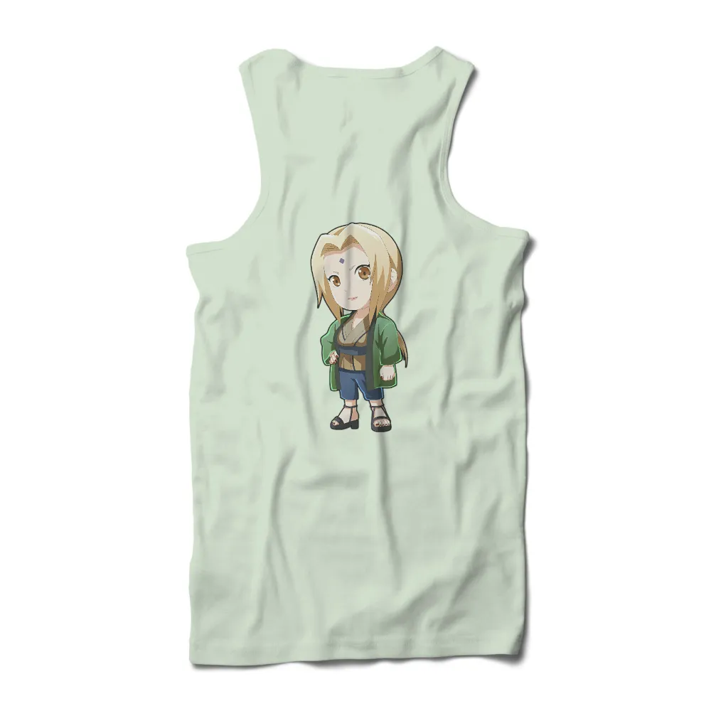 Anime Character T-Shirt Printing: Strength and Resolve|black shirt cartoon character