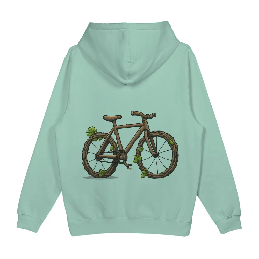 Tee Shirt Printing: Nature's Reclaimed Bicycle - Artistic Designs|t shirt painting on nature