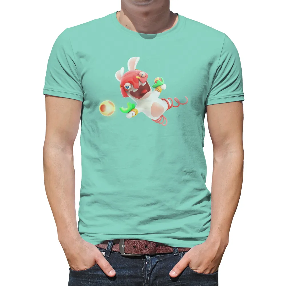 T-Shirts Custom: Quirky Rabbid Mario Adventure|video game class shirt