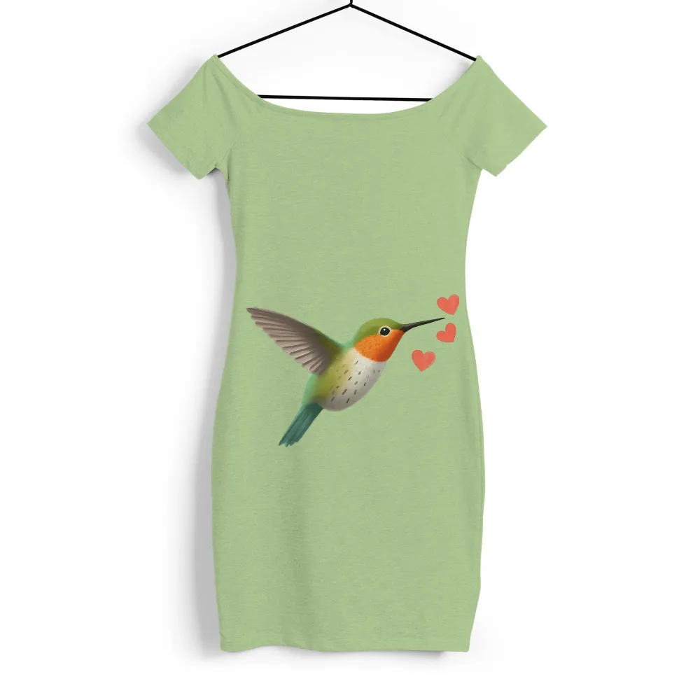 Tee Shirts Printed: Hummingbird Love - Whimsical Nature Design|peace love camping shirt