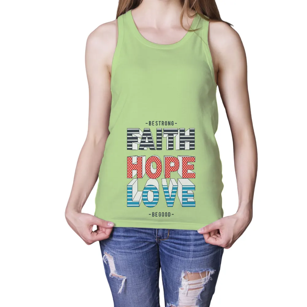 Shirts Graphic Tees: Faith Hope Love - Be Strong, Be Good|i love t shirt roblox