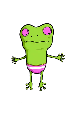 Quirky Frog TShirt Design: Embrace Your Inner Child