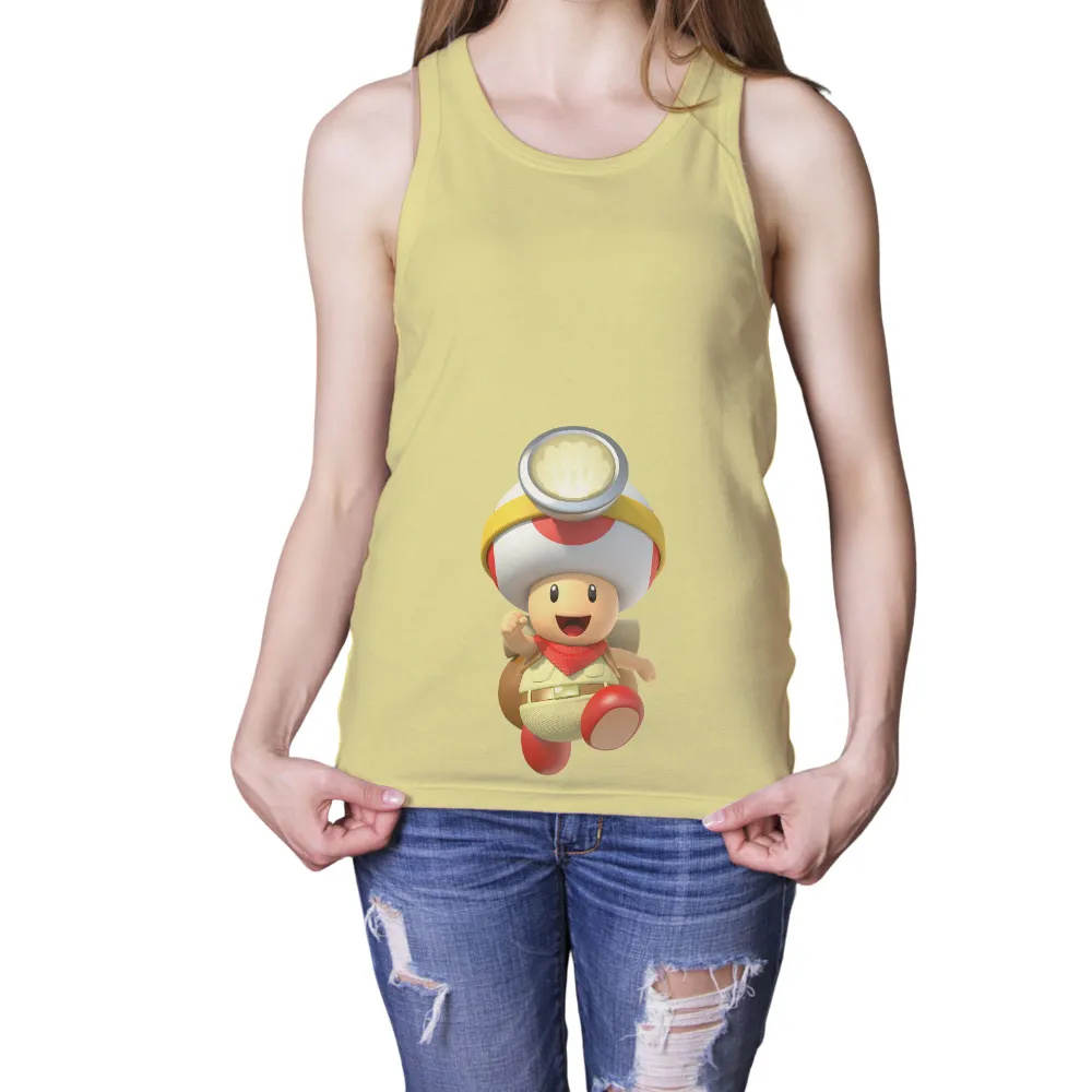 Toad Adventure TShirt Design - Explore with Joy|cowboy shirt cartoon