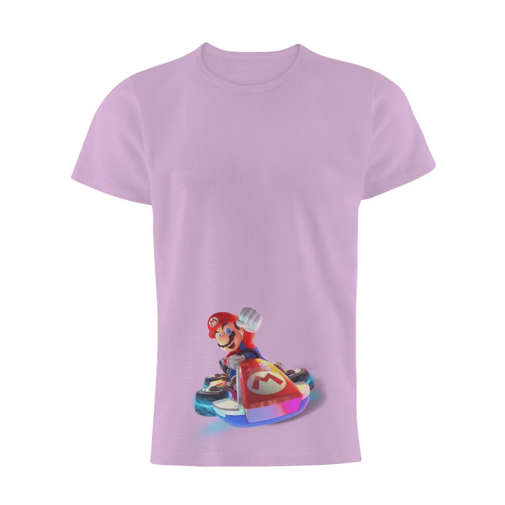 Tee Shirt Printing: Mario Kart Adventure - Gaming Nostalgia|super mario father's day shirt