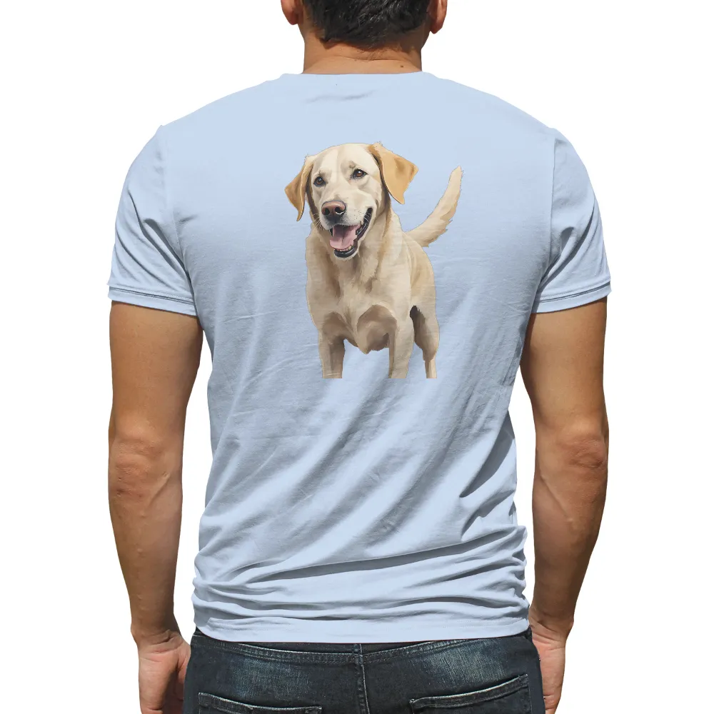 Custom Tee Shirts: Max the Golden Retriever - Joyful and Loyal|happy mardi gras shirt