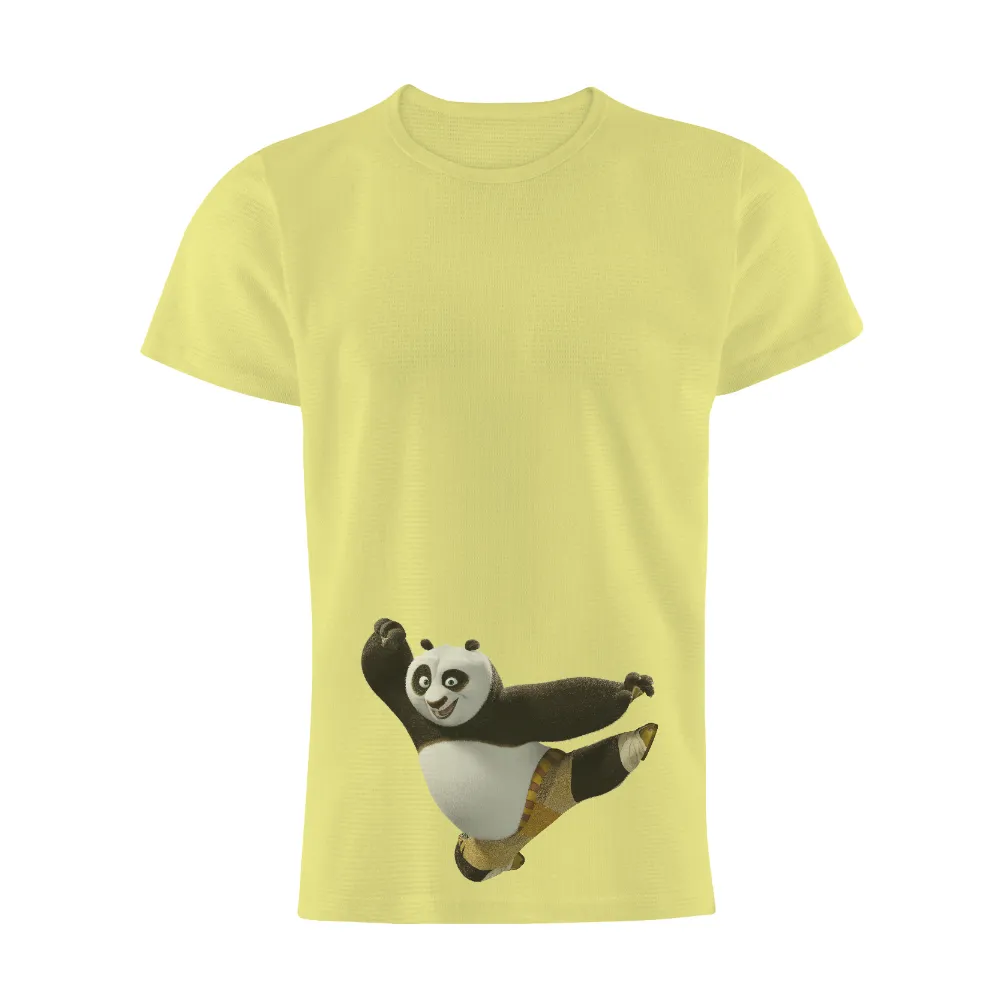 T-Shirt Printing: Kung Fu Panda - Dragon Warrior in Action|adventure time dancing with monsters shirt