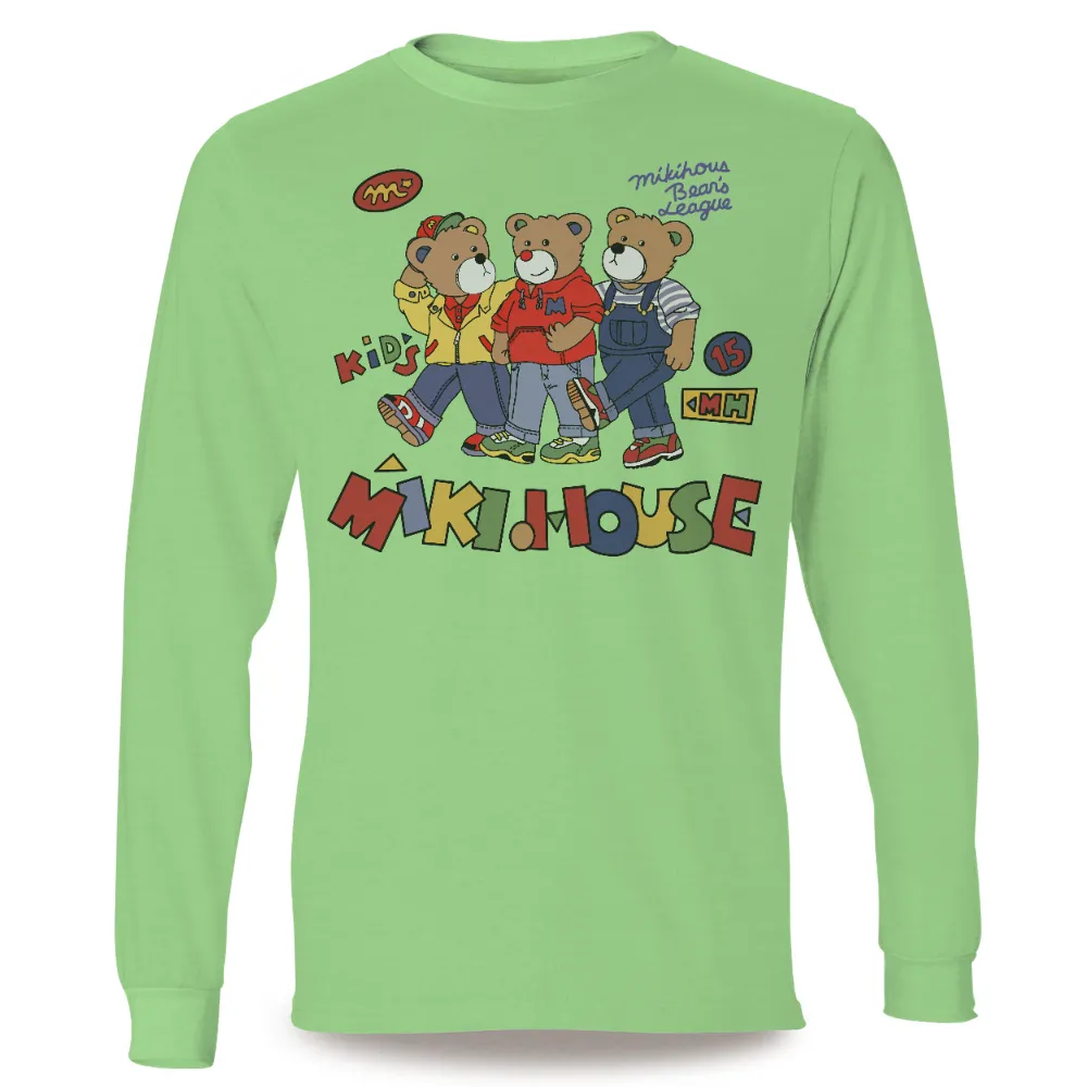 Miki House Bear's League T-Shirts Design: A Colorful Adventure|adventure time dancing with monsters shirt