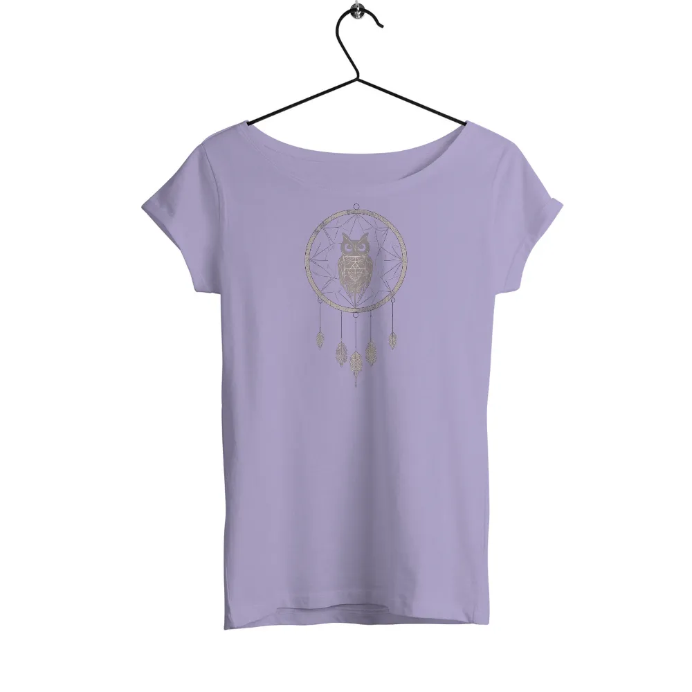 Vintage & Retro Wisdom: Dreamcatcher Owl Design|vintage space camp t shirt