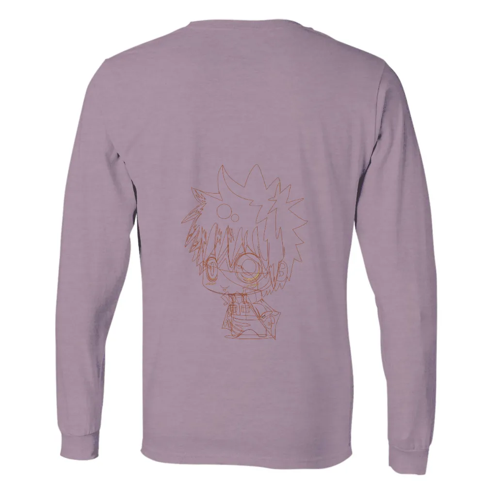 Graphic Tees: Minimalist Hiro from Darling in the Franxx|cartoon character with blue shirt