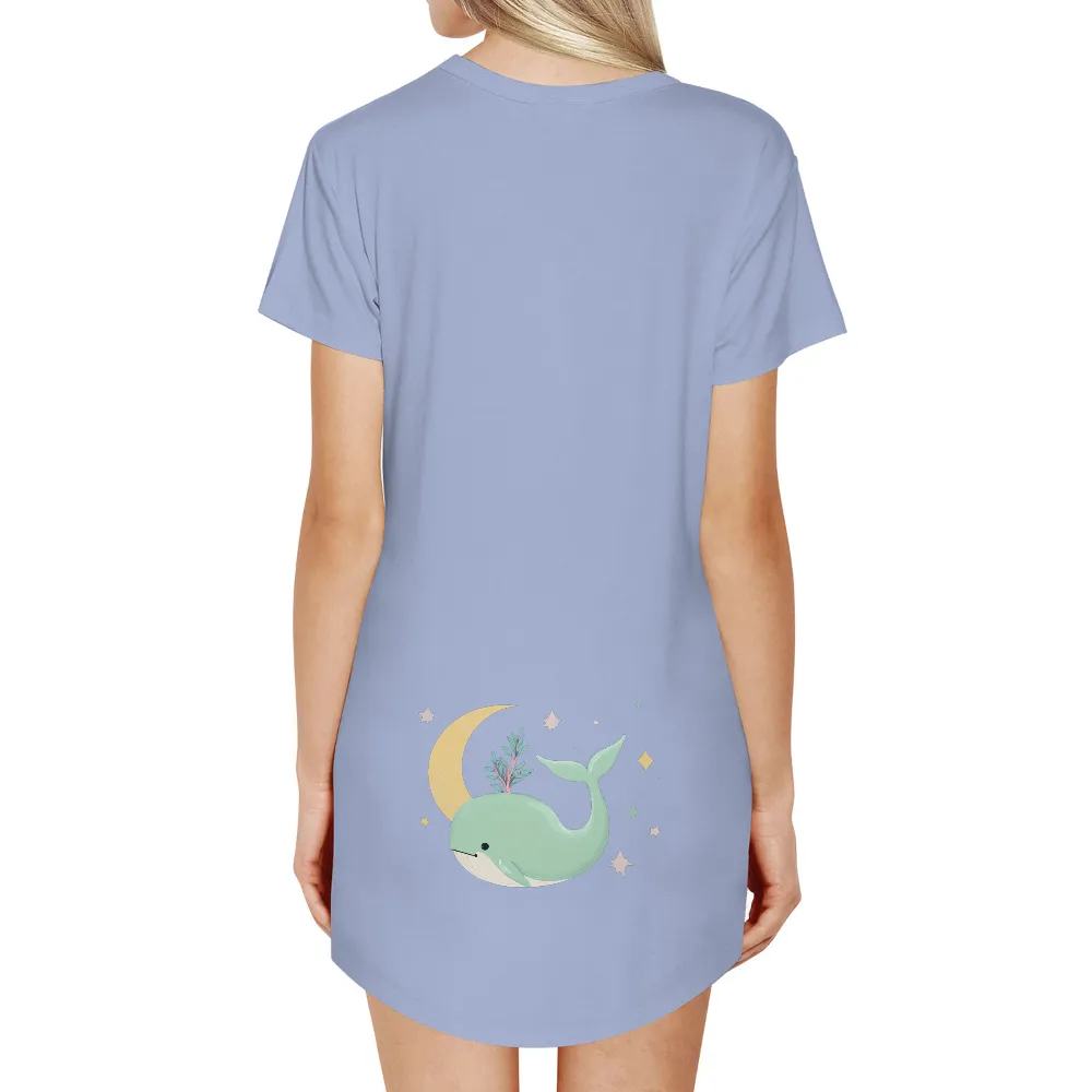 Graphic Tees: Luna the Whale Guardian of the Night|sun and moon t shirt kellogg's