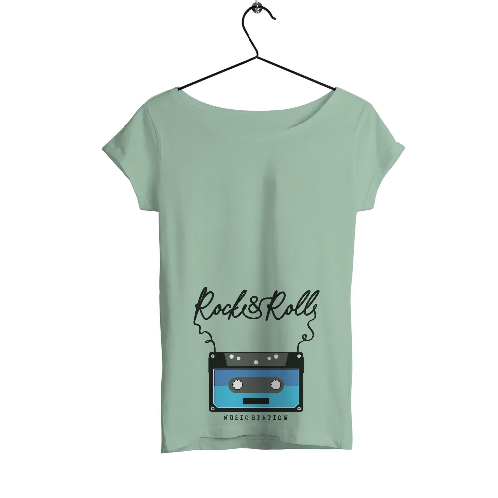 TShirt Design: Vintage Cassette Tape - Nostalgia and Music|top gun vintage shirt