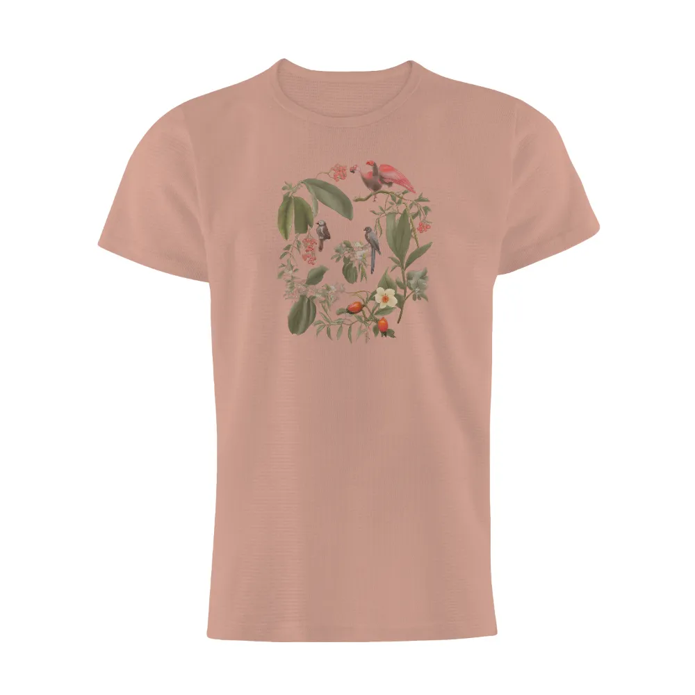 Custom T-Shirt Printing: Nature's Harmony in Botanical Illustration|graffiti nature