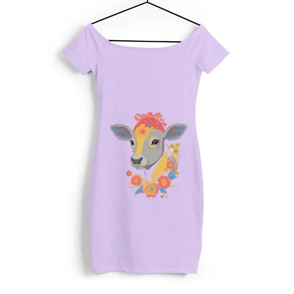 TShirt Design: Blossom the Floral Cow|animal crossing royal shirt